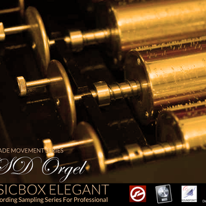 ☆単品☆『ELEGANT/エレガント』スイス製オルゴール　オルゴール音源Music Boxサンプルパック　DTM用オルゴール音源 MUSICBOX音源   KONTAKT/SOUNDFONT/WAV/EXS24音源 / DSD録音 / ハイレゾ 