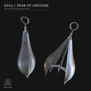 3Dモデル 『苦悩の梨  /  Pear of anguish』