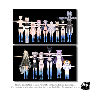 【48+αアバター対応】水中ソックス🫧-Water Socks🫧 缩略图 3