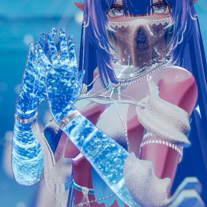 【48+αアバター対応】水中グローブ🫧-Water Gloves🫧 缩略图 27