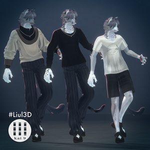 オリジナル3Dモデル「Liul（リウル）」 缩略图 3