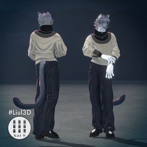 オリジナル3Dモデル「Liul（リウル）」 缩略图 2