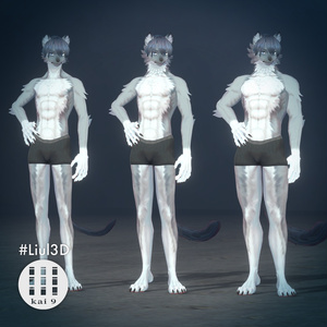 オリジナル3Dモデル「Liul（リウル）」 缩略图 4