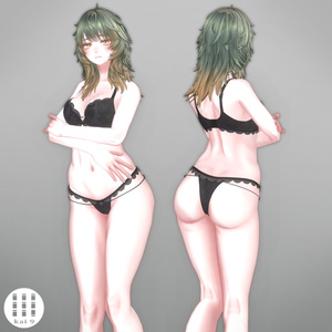 オリジナル3Dモデル「Mie（ミエ）」 缩略图 5
