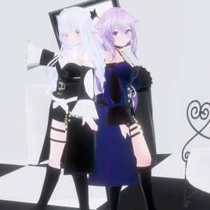 VRChatアバター向け衣装"ΣMonochrome"【35アバター対応】 缩略图 27