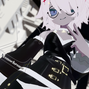 VRChatアバター向け衣装"ΣMonochrome"【35アバター対応】