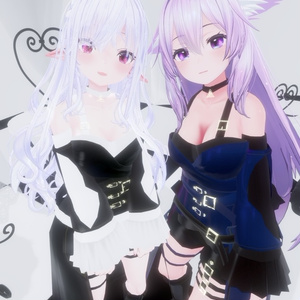 VRChatアバター向け衣装"ΣMonochrome"【35アバター対応】 缩略图 46