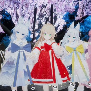 VRChat向け衣装 華裙子 【39アバター対応】 缩略图 3
