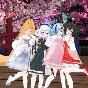 VRChat向け衣装 華裙子 【39アバター対応】 缩略图 12