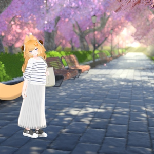 21アバター対応　シンプルスプリングコーデ (VRCHAT向け衣装） 缩略图 18