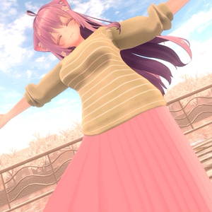 21アバター対応　シンプルスプリングコーデ (VRCHAT向け衣装） 缩略图 10