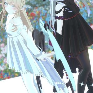 64アバター対応 LunariaFeatherlight -ルナリアフェザーライト- (VRChat向け衣装)#mumu_shop 缩略图 34