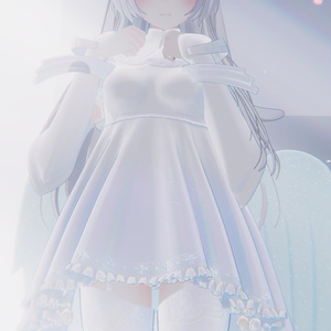 64アバター対応 LunariaFeatherlight -ルナリアフェザーライト- (VRChat向け衣装)#mumu_shop 缩略图 9