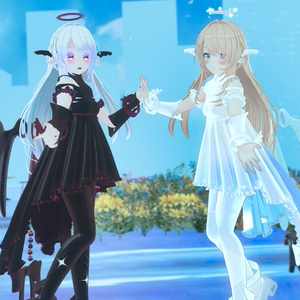 64アバター対応 LunariaFeatherlight -ルナリアフェザーライト- (VRChat向け衣装)#mumu_shop 缩略图 14