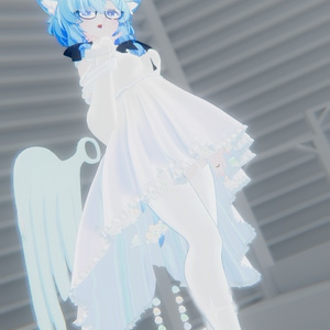 64アバター対応 LunariaFeatherlight -ルナリアフェザーライト- (VRChat向け衣装)#mumu_shop 缩略图 8
