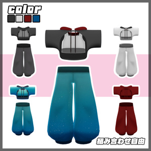まめふれんず、エルシオン、ネメシス衣裳クロップドパーカーウエア -(VRChat向け衣装) #mumu_shop 缩略图 8