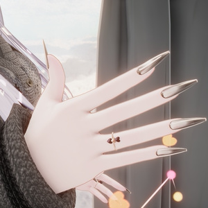 124アバター相当 冬きらめきネイル StellarCraftMagNail - ステラクラフトマグネイル(VRChat向ネイルチップ)#mumu_shop 缩略图 23