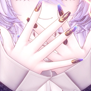 124アバター相当 冬きらめきネイル StellarCraftMagNail - ステラクラフトマグネイル(VRChat向ネイルチップ)#mumu_shop 缩略图 11