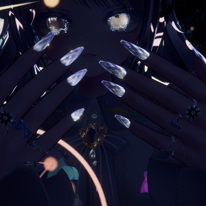 124アバター相当 冬きらめきネイル StellarCraftMagNail - ステラクラフトマグネイル(VRChat向ネイルチップ)#mumu_shop 缩略图 29