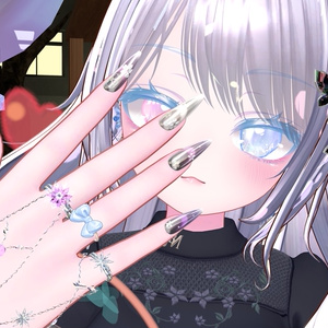 124アバター相当 冬きらめきネイル StellarCraftMagNail - ステラクラフトマグネイル(VRChat向ネイルチップ)#mumu_shop 缩略图 15