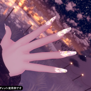 124アバター相当 冬きらめきネイル StellarCraftMagNail - ステラクラフトマグネイル(VRChat向ネイルチップ)#mumu_shop 缩略图 52