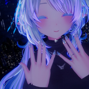 124アバター相当 冬きらめきネイル StellarCraftMagNail - ステラクラフトマグネイル(VRChat向ネイルチップ)#mumu_shop 缩略图 31