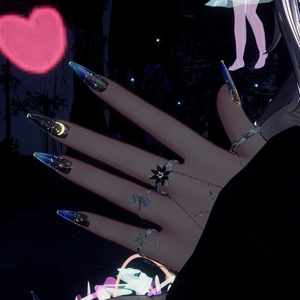 124アバター相当 冬きらめきネイル StellarCraftMagNail - ステラクラフトマグネイル(VRChat向ネイルチップ)#mumu_shop 缩略图 12