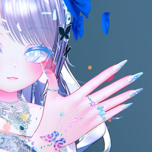 124アバター相当 冬きらめきネイル StellarCraftMagNail - ステラクラフトマグネイル(VRChat向ネイルチップ)#mumu_shop 缩略图 14