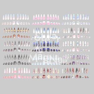 124アバター相当 冬きらめきネイル StellarCraftMagNail - ステラクラフトマグネイル(VRChat向ネイルチップ)#mumu_shop 缩略图 8