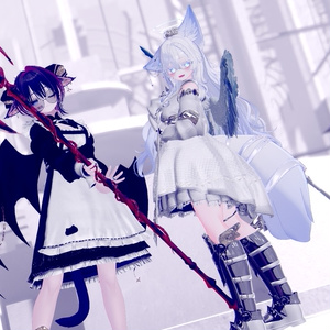 105アバター相当天使＆悪魔コーデ ディアベルム＆セラフィン Diabellum & Seraphine(VRChat向衣装)#mumu_shop 缩略图 16