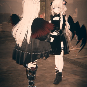 105アバター相当天使＆悪魔コーデ ディアベルム＆セラフィン Diabellum & Seraphine(VRChat向衣装)#mumu_shop 缩略图 29