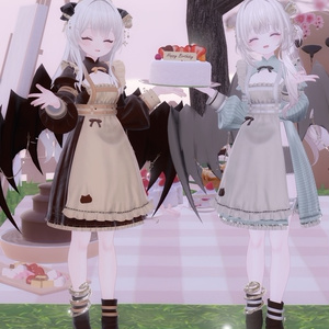 105アバター相当天使＆悪魔コーデ ディアベルム＆セラフィン Diabellum & Seraphine(VRChat向衣装)#mumu_shop 缩略图 44