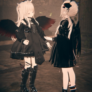 105アバター相当天使＆悪魔コーデ ディアベルム＆セラフィン Diabellum & Seraphine(VRChat向衣装)#mumu_shop 缩略图 53