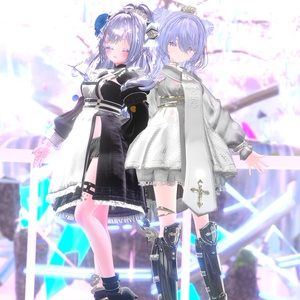 105アバター相当天使＆悪魔コーデ ディアベルム＆セラフィン Diabellum & Seraphine(VRChat向衣装)#mumu_shop 缩略图 46