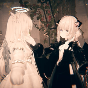 105アバター相当天使＆悪魔コーデ ディアベルム＆セラフィン Diabellum & Seraphine(VRChat向衣装)#mumu_shop 缩略图 24
