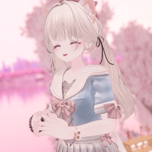 116アバター相当制服コーデ さくらいろひまりねこ(26バリエーション､VRChat向衣装)#mumu_shop 缩略图 57
