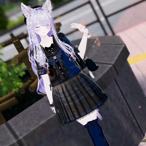116アバター相当制服コーデ さくらいろひまりねこ(26バリエーション､VRChat向衣装)#mumu_shop 缩略图 21