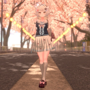 116アバター相当制服コーデ さくらいろひまりねこ(26バリエーション､VRChat向衣装)#mumu_shop 缩略图 17