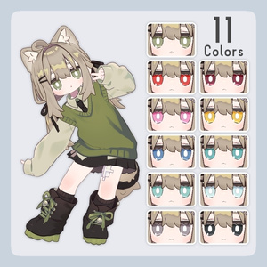 〖6 avatars〗Simple-look eye texture 🤍 しんぷるるっくアイ 缩略图 4