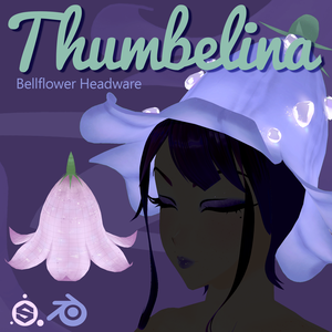 🌷 Thumbelina Flower Hats | VRCHat | VTuber Asset