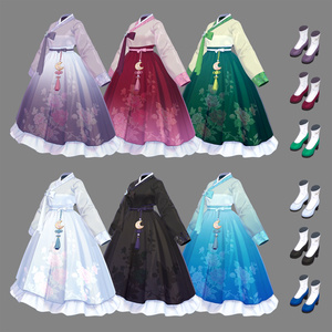 Modern Hanbok 改良韓服_V2【10アバター対応】 缩略图 8