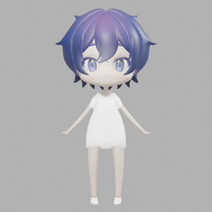 3DBlenderモデル【ルネ】