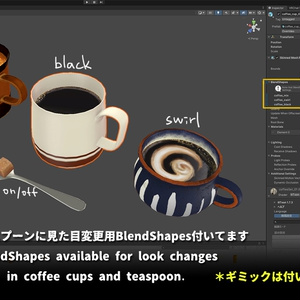 【3D小道具】喫茶店のモーニングセット３種【VRChat】 缩略图 11