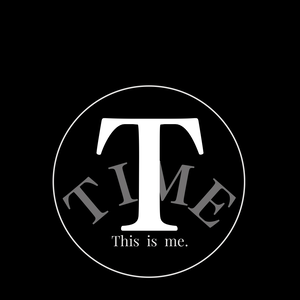 【スマホ壁紙】TIME - Platinum（白金）｜This is me.｜ラグジュアリー・ブラック＆プラチナ