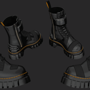 Cyberpunk Combat Boots – VRChat アバター対応 | サイバーパンク ブーツ