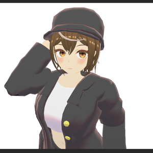 オリジナル3Dキャラクター　モカ