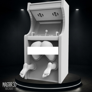 Retro Arcade Trap: Game Over - 3D Printable STL [R-18] レトロアーケードの罠：ゲームオーバー - 3Dプリント用STL [R-18]