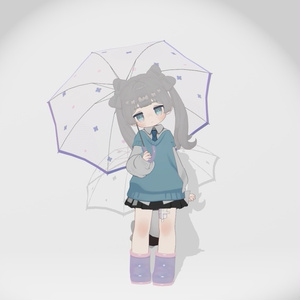 【まめふれんず向け】あじさいのビニールがさ☔️ 缩略图 4