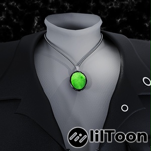 【VRChat向けアクセサリー】Lumia Pendant~五彩のペンダント~　ネックレス アクセサリー 缩略图 2