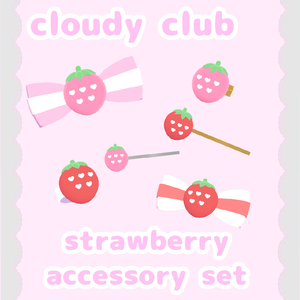 [発売記念セール中]Strawberry accessory set